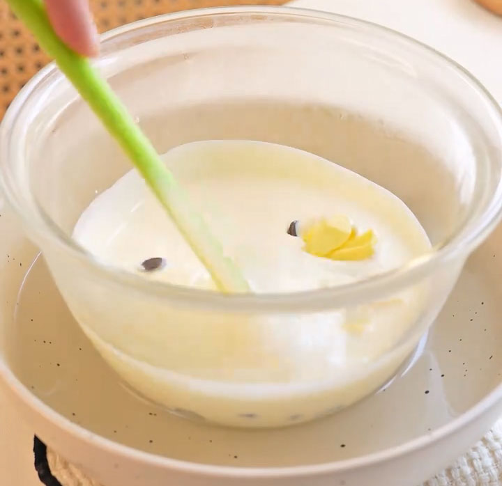 Melt the ingredients together