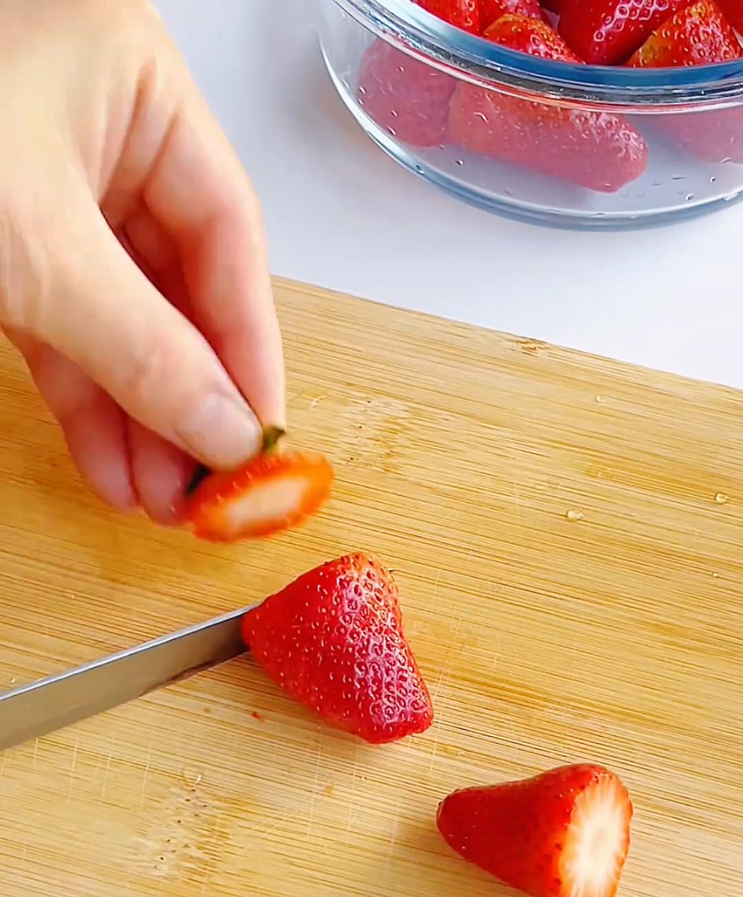 Remove the green stems