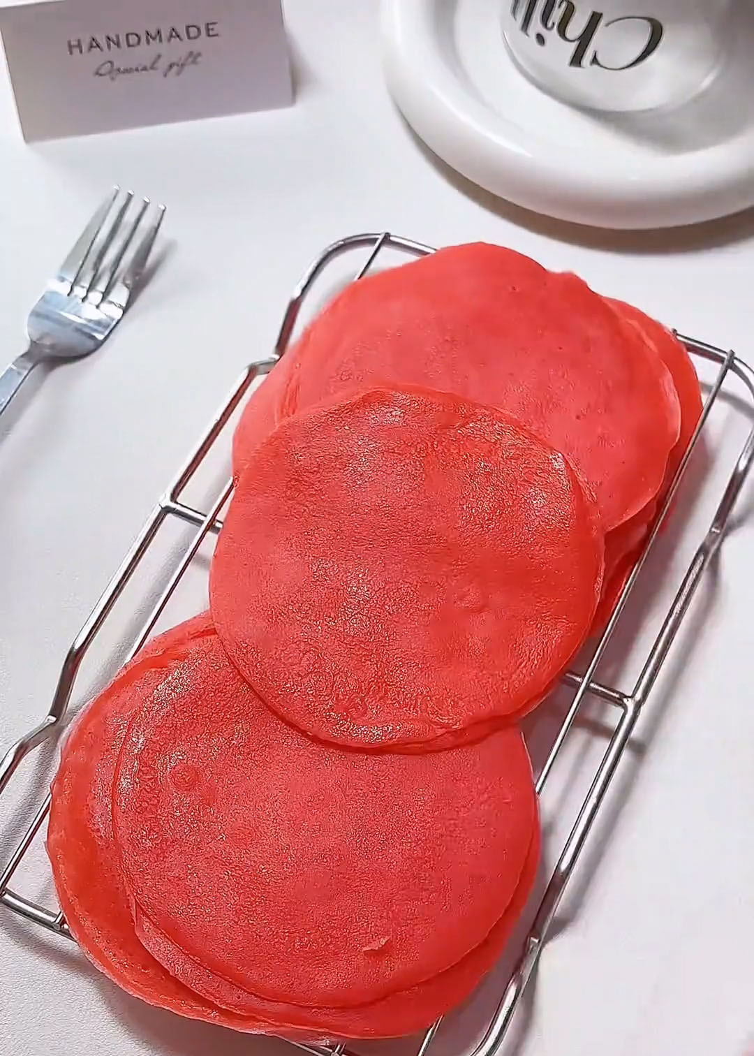 Transfer the cooked crepe to a wire rack or a large plate to cool completely