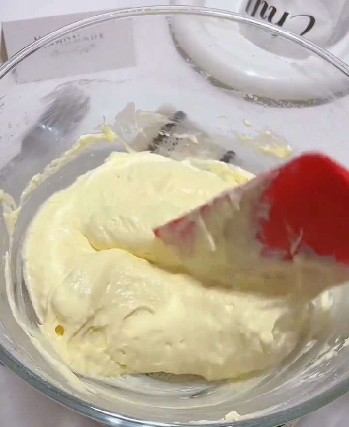 Using a spatula, fold gently until just combined
