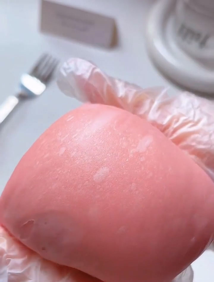 begin stretching and folding it repeatedly2