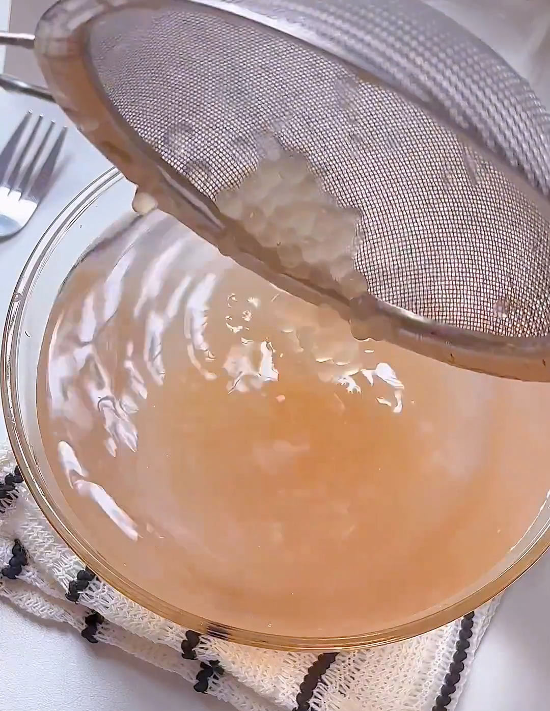 rinse it under cold water