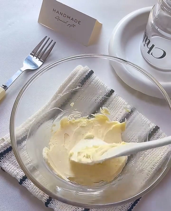 stir the cream cheese repeatedly until it becomes completely smooth